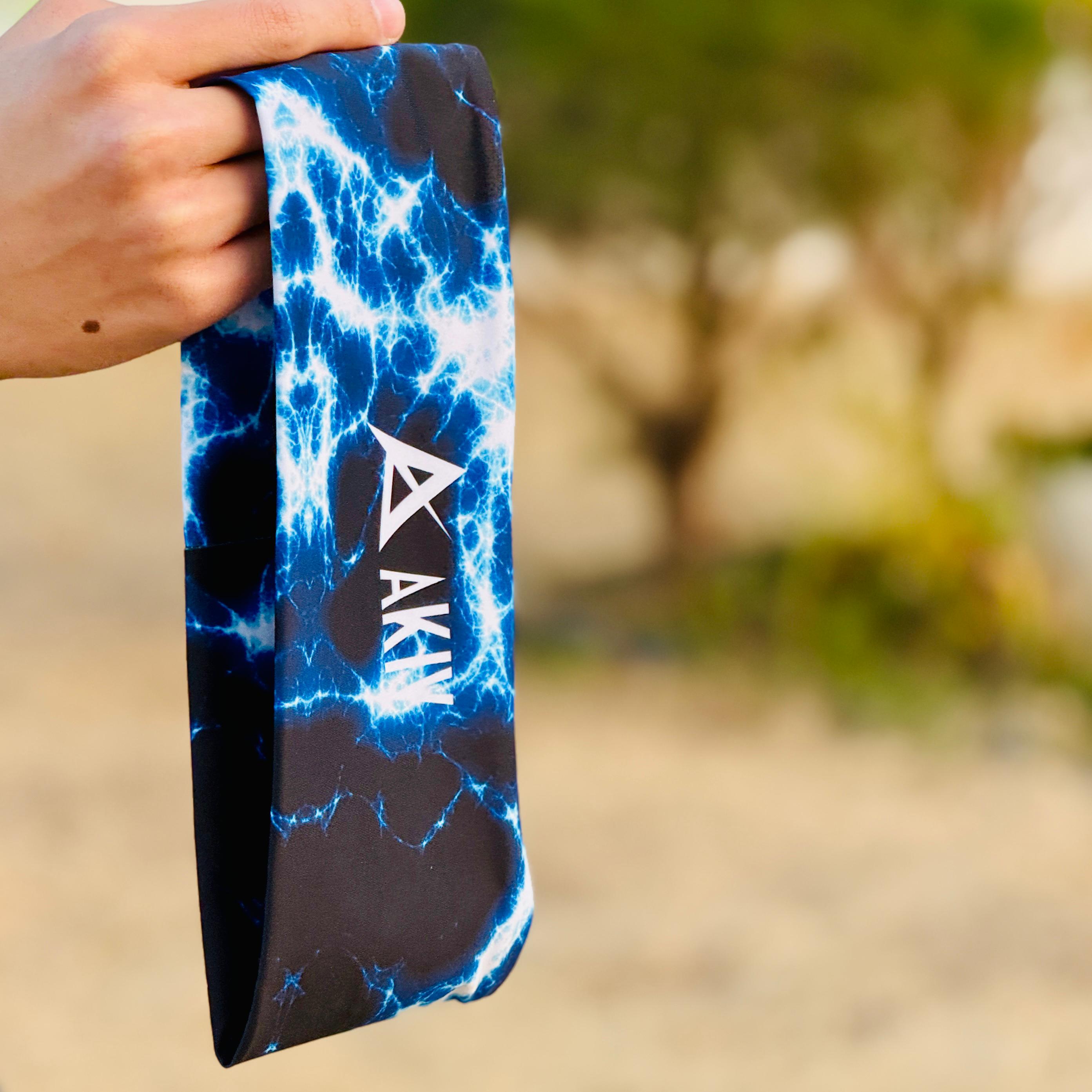 AKIV Silicone Anti-Slip Liner Headscarf | Lightning Blue
AKIV 硅膠防滑內襯頭巾 | 藍閃電