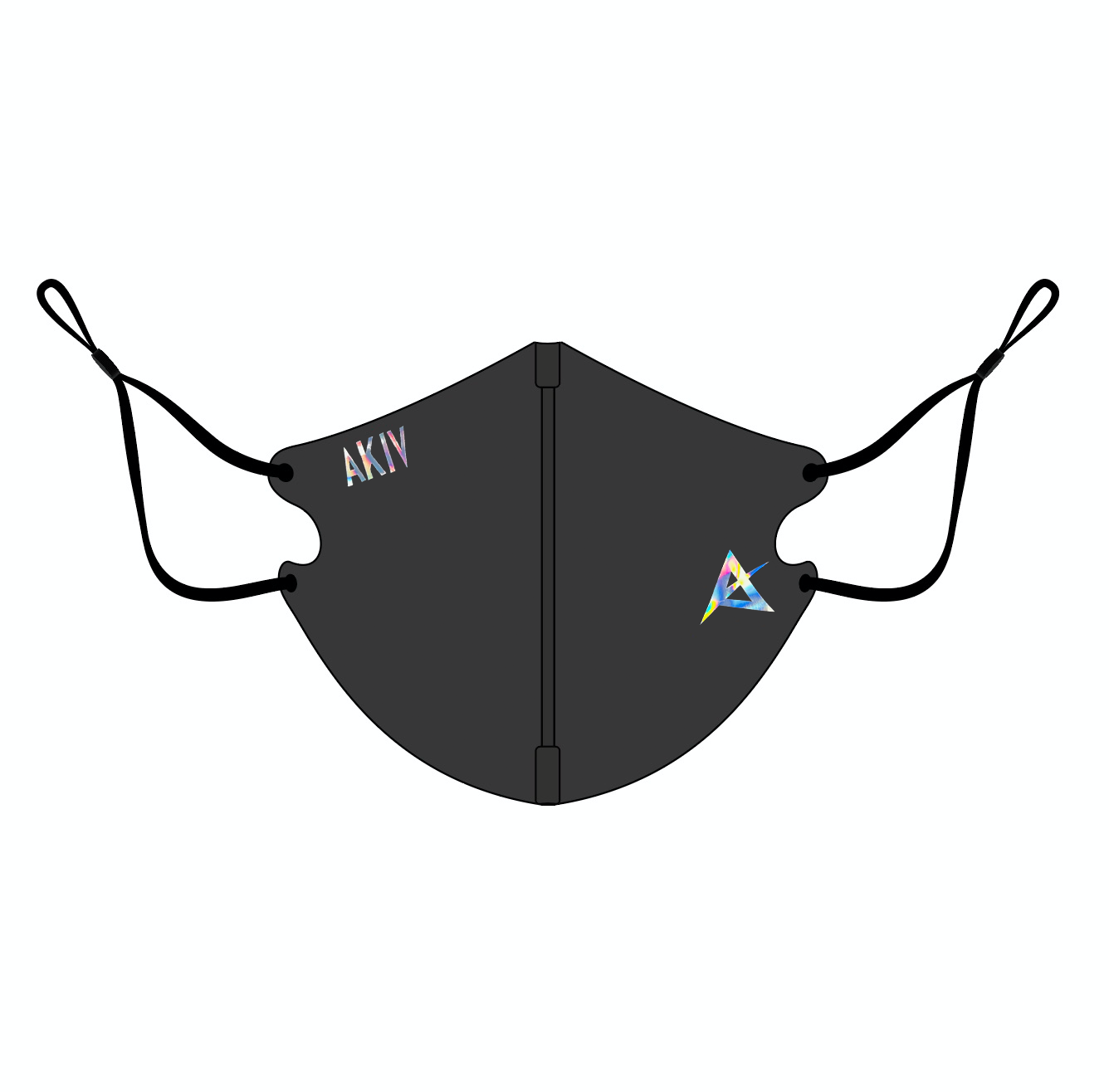 AKIV 運動口罩 (反光銀色 Logo)