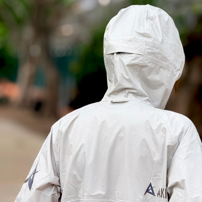 AKIV 雲跡 20K 機能收納式風褸男女款 | 霧灰