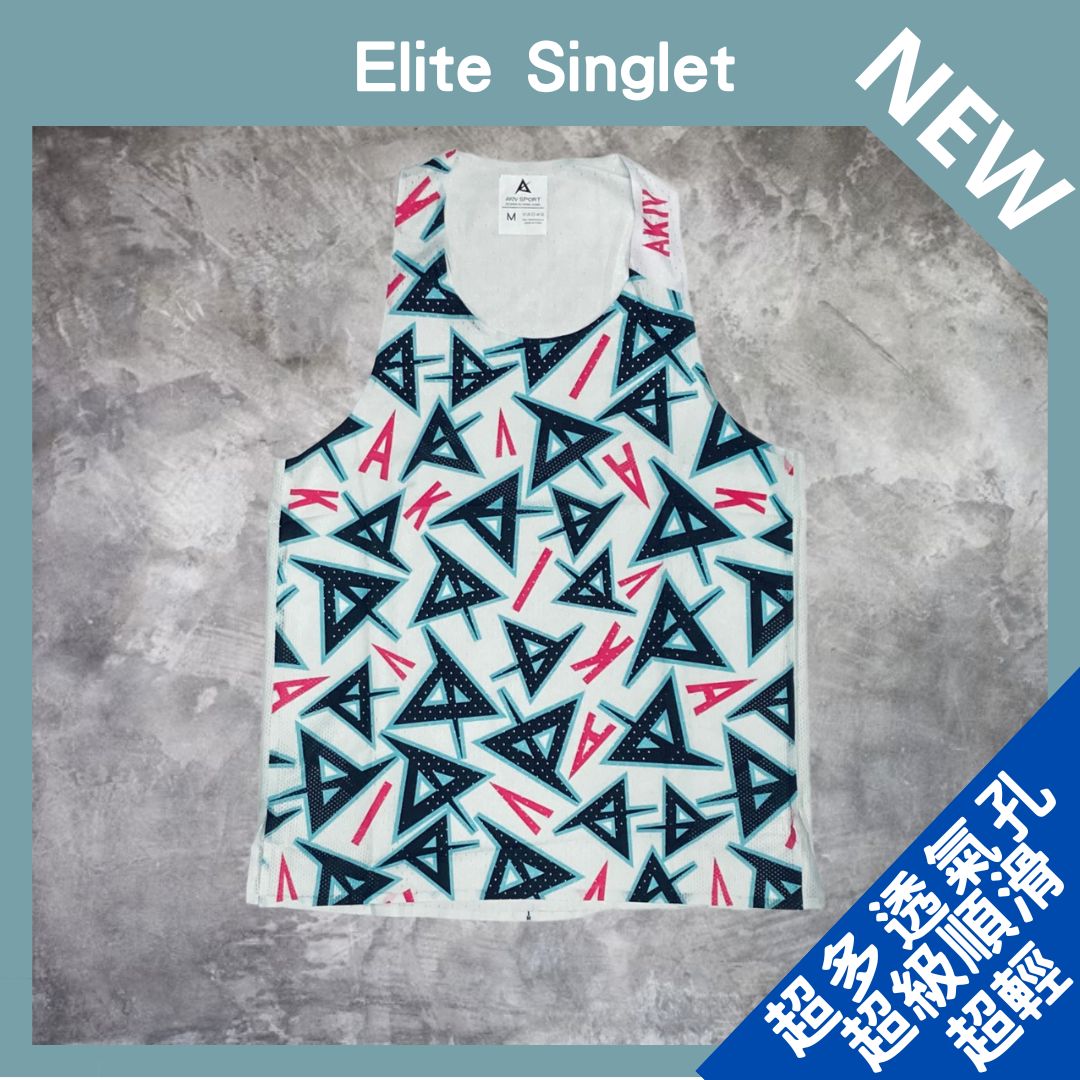 AKIV 精英比賽背心男女款 | 藍白色
