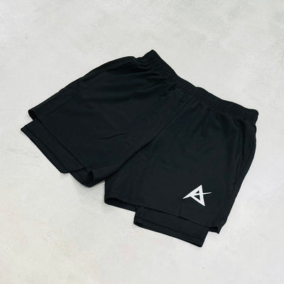 AKIV  2-in-1 Training Shorts Unisex | Onyx Black
AKIV 二合一訓練短褲男女款 | 曜石黑 