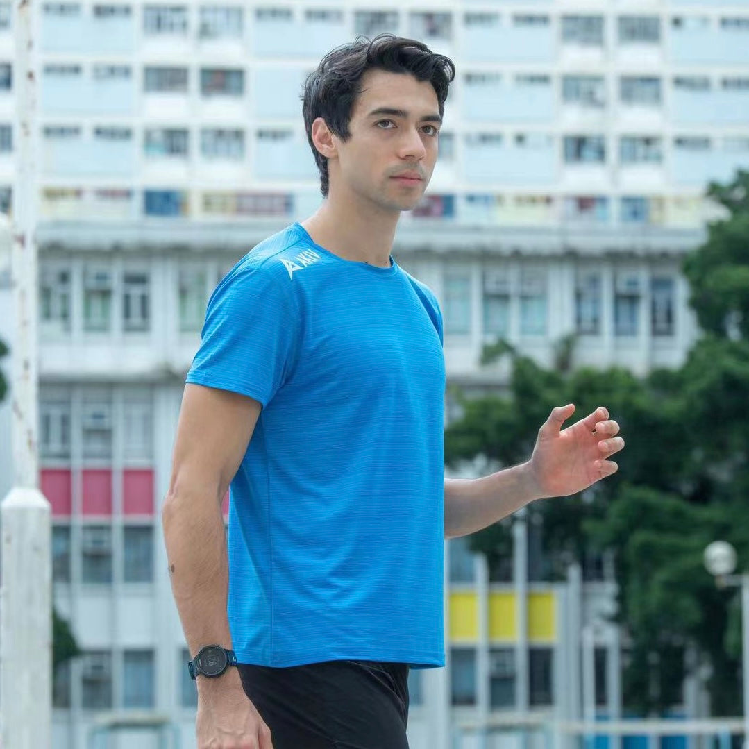 AKIV Ice Cooling Sport T-Shirt Unisex | Ocean Blue
AKIV 冰感T恤男女款 | 海洋藍色