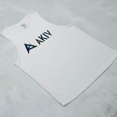 AKIV Ultralight Tank Top Unisex | White 
AKIV 超輕訓練無袖背心男女款 | 白色