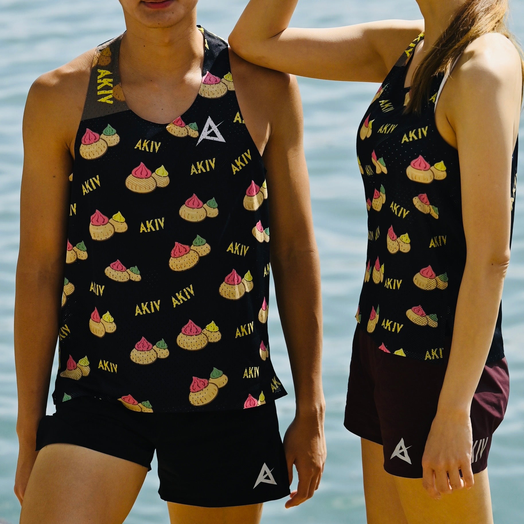 AKIV Elite Singlet Unisex | Iced Gem Biscuits