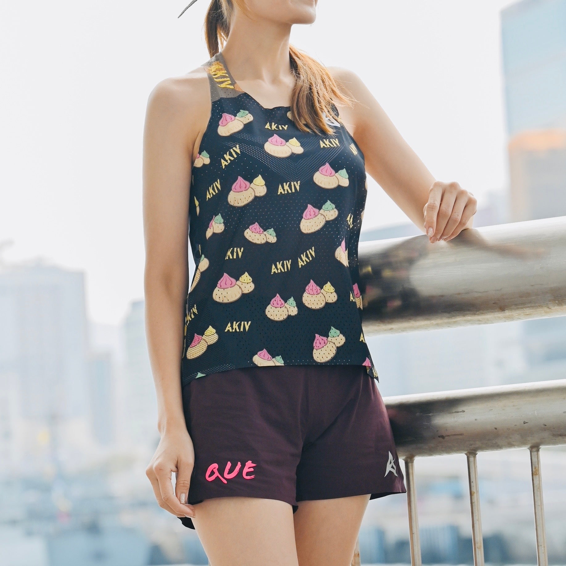 AKIV Elite Singlet Unisex | Iced Gem Biscuits