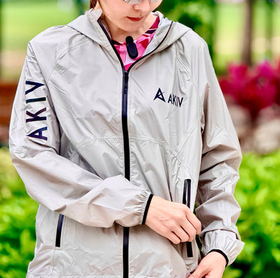 AKIV 雲跡 20K 機能收納式風褸男女款 | 霧灰
