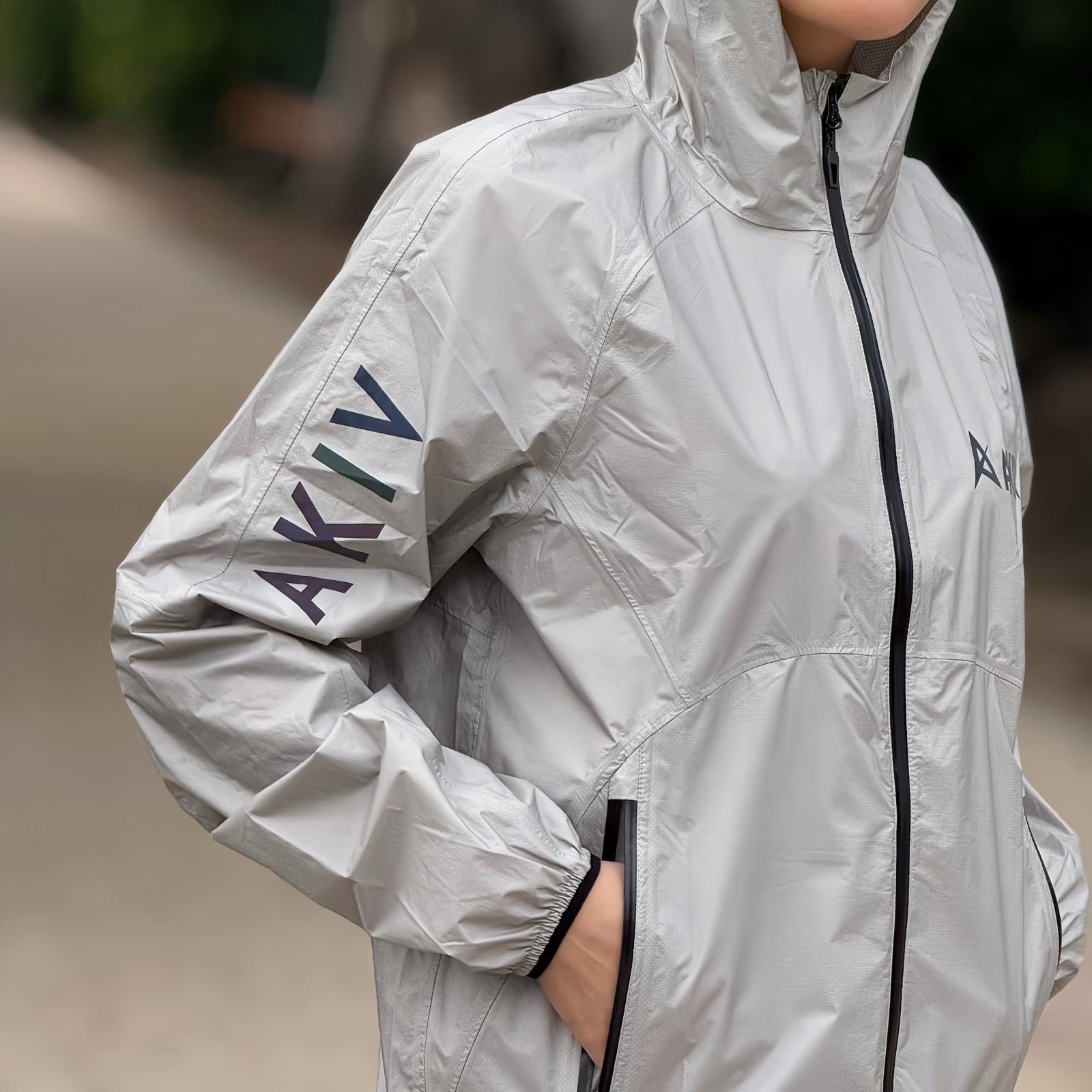 AKIV 雲跡 20K 機能收納式風褸男女款 | 霧灰