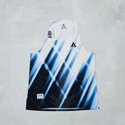 AKIV AeroPro Singlet Unisex | Blue Velocity
AKIV 空力競速背心男女款 | 藍焰光影
