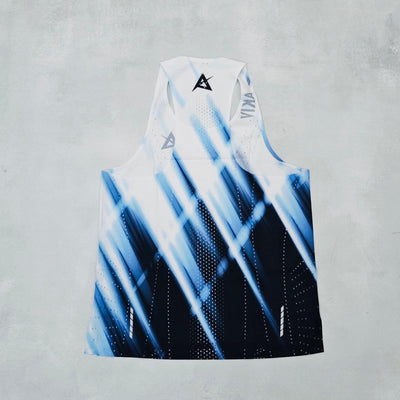 AKIV AeroPro Singlet Unisex | Blue Velocity
AKIV 空力競速背心男女款 | 藍焰光影