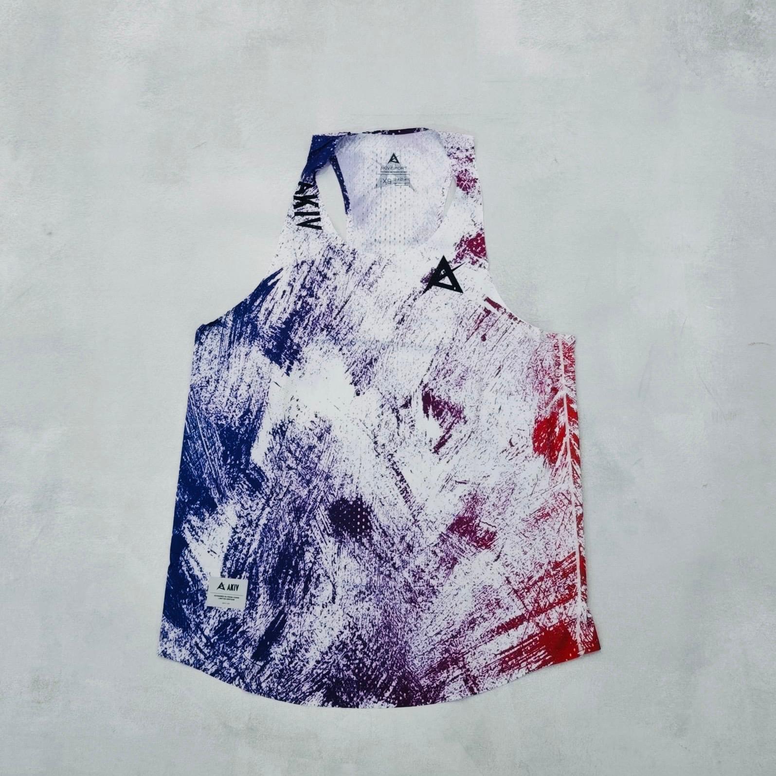 AKIV AeroPro Singlet Unisex | City Splash Speed
AKIV 空力競速背心男女款 | 雙焰筆觸競賽