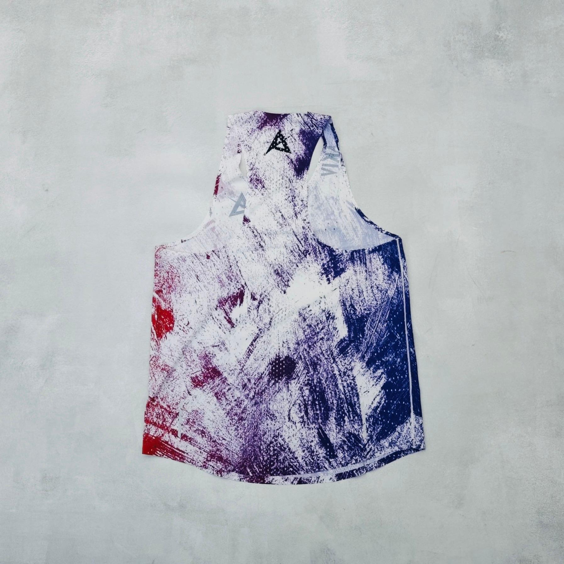 AKIV AeroPro Singlet Unisex | City Splash Speed
AKIV 空力競速背心男女款 | 雙焰筆觸競賽
