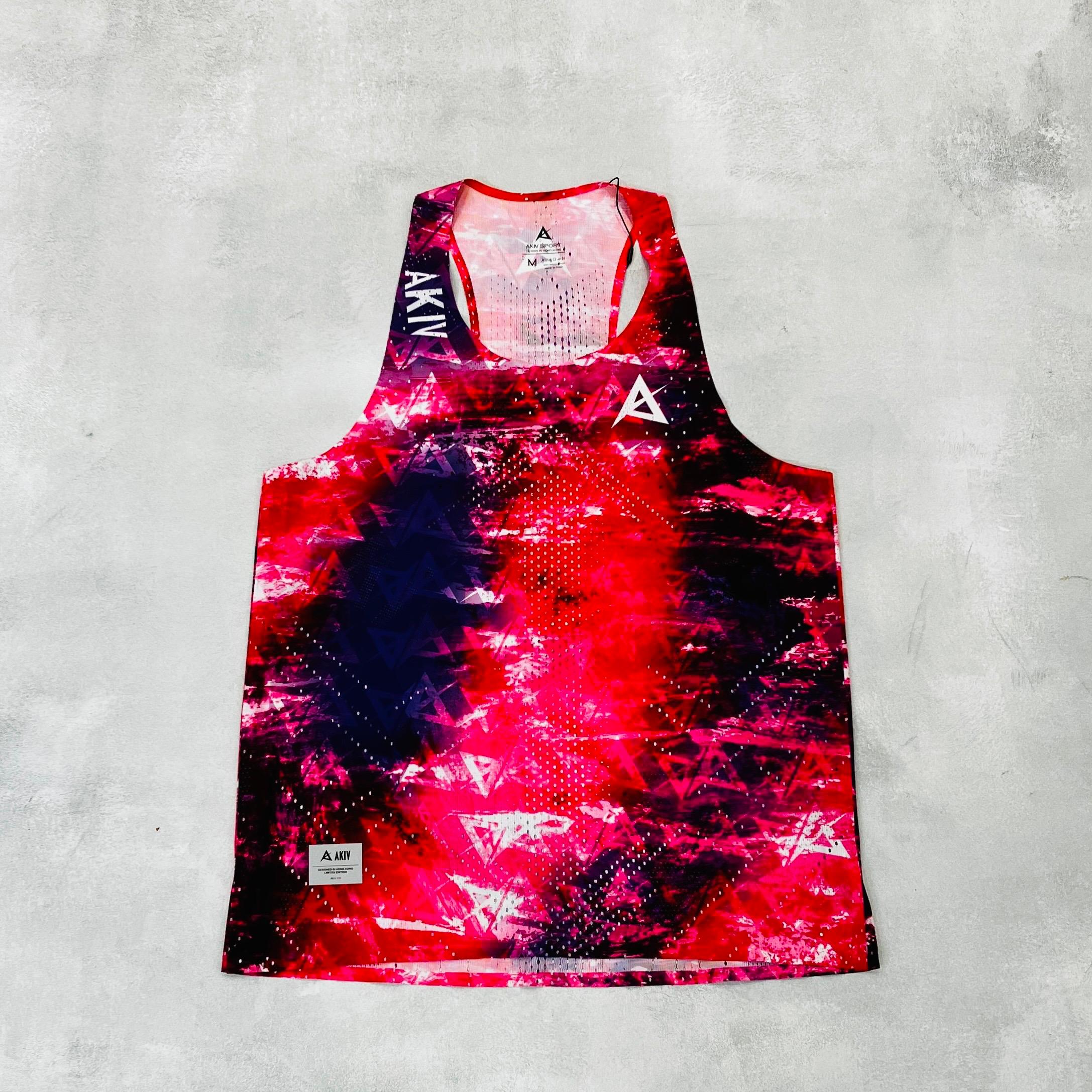 AKIV AeroPro Singlet Unisex | Red Rush
AKIV 空力競速背心男女款 | 紅焰狂奔