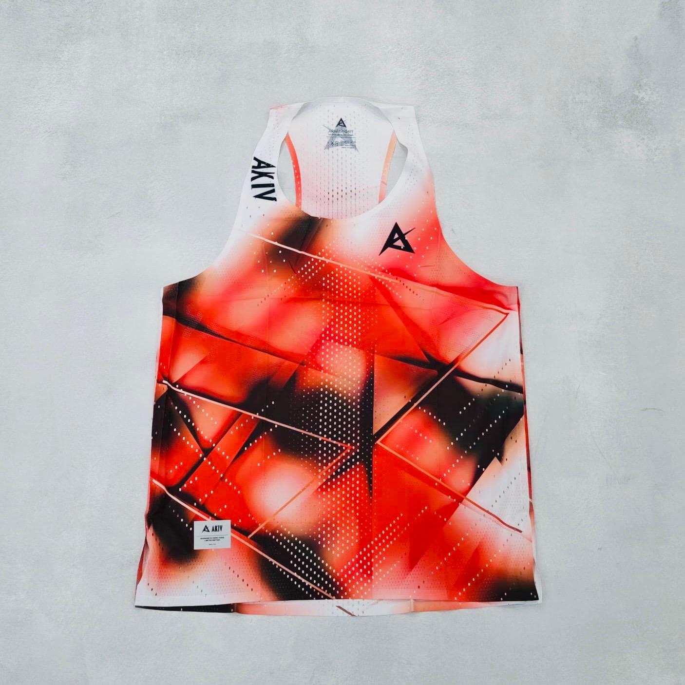 AKIV AeroPro Singlet Unisex | Urban Flame Racer
AKIV 空力競速背心男女款 | 都會烈焰競速