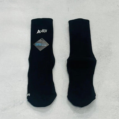 AKIV High-Cut Coolmax Running Black Socks Unisex | Free Size | White A Edition
AKIV 高筒Coolmax黑色跑步襪男女款 | 均碼 | 白色A版