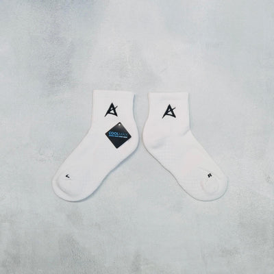 AKIV Mid-Cut Coolmax Running White Socks Unisex | Free Size | Black A Edition
AKIV 中筒Coolmax白色跑步襪男女款 | 均碼 | 黑色A版