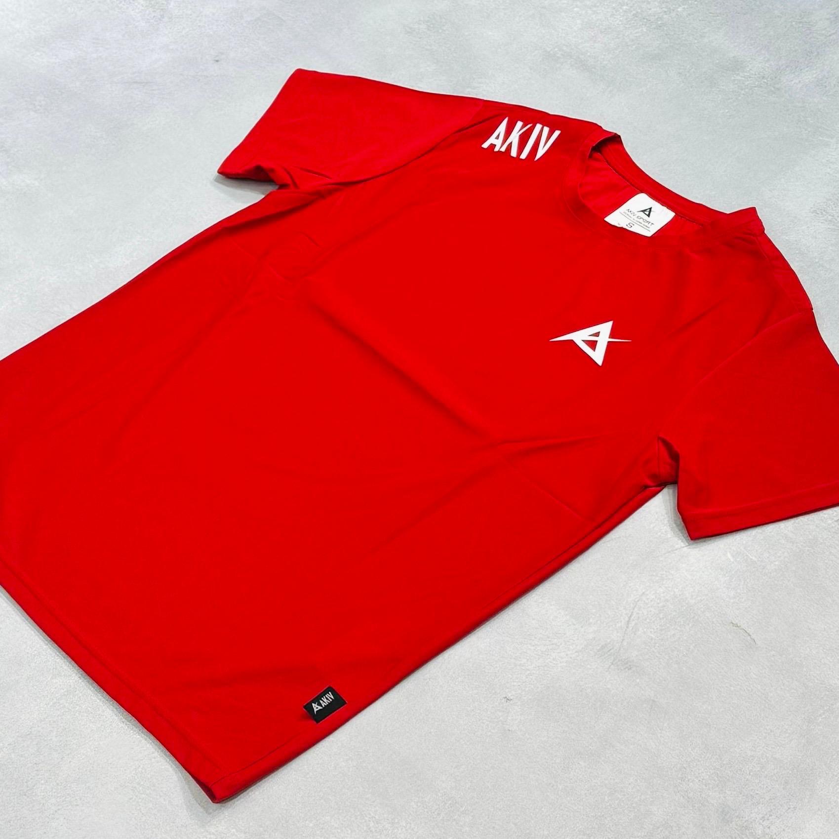 AKIV Chill Touch Quick Dry Tee | Red
AKIV 冰涼觸感跑步T恤 | 紅色