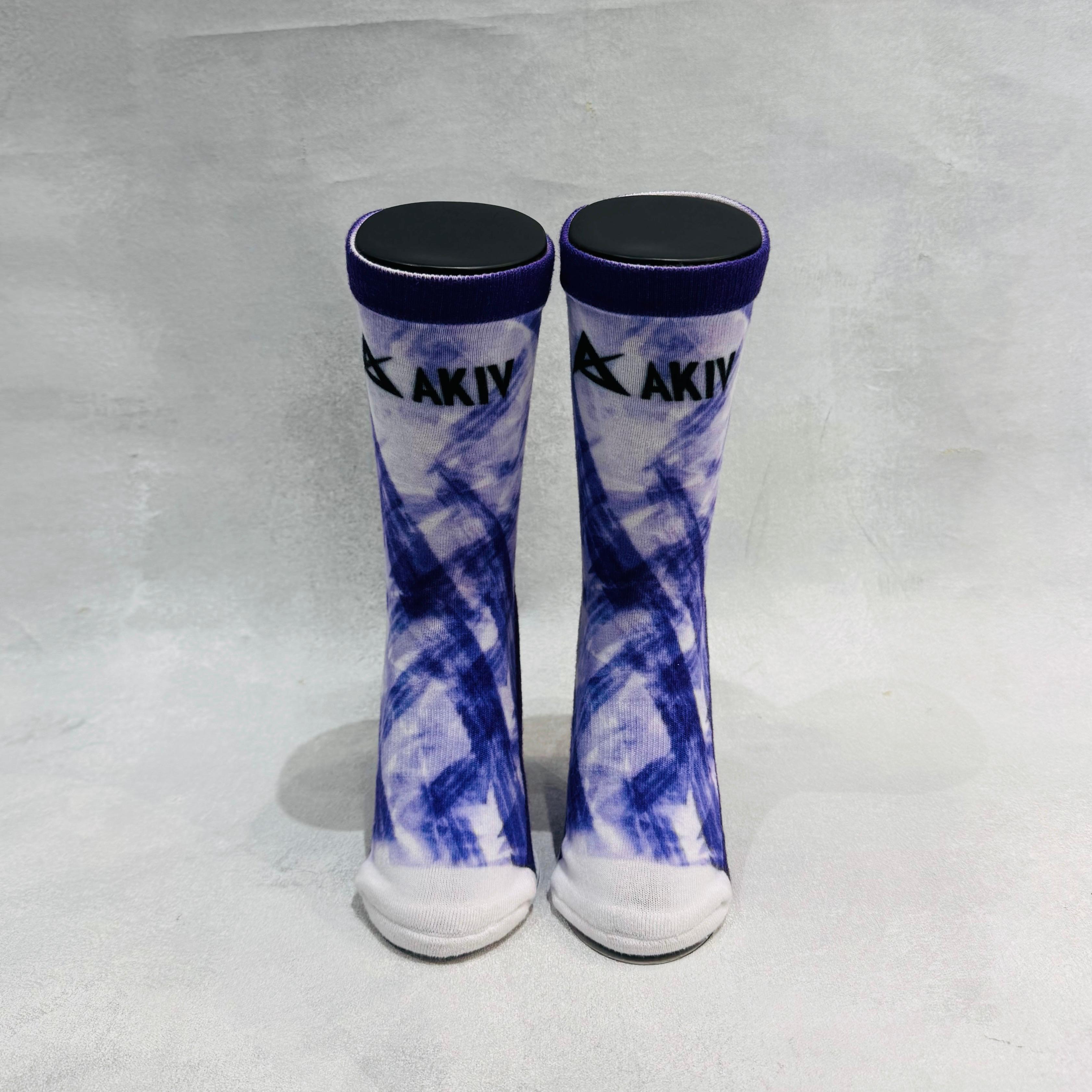 AKIV High-Cut Coolmax Light Cushion Running Socks Unisex | Free Size | Violet Motion
AKIV 高筒Coolmax輕氣墊跑步襪男女款 | 均碼 | 紫光域流線