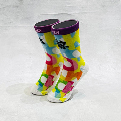 AKIV High-Cut Coolmax Light Cushion Running Socks Unisex | Free Size | Tokyo Neon
AKIV 高筒Coolmax輕氣墊跑步襪男女款 | 均碼 | 東京霓彩