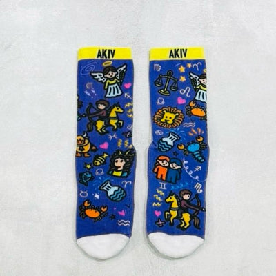 AKIV High-Cut Coolmax Light Cushion Running Socks Unisex | Free Size | Zodiac Party
AKIV 高筒Coolmax輕氣墊跑步襪男女款 | 均碼 | 星座派對