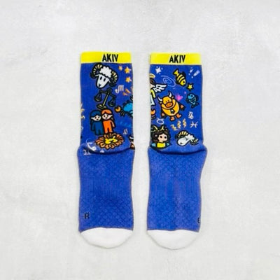 AKIV High-Cut Coolmax Light Cushion Running Socks Unisex | Free Size | Zodiac Party
AKIV 高筒Coolmax輕氣墊跑步襪男女款 | 均碼 | 星座派對
