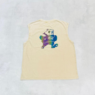 AKIV Cotton Tank Top Unisex | Dusty Sand
棉質休閒款無袖背心男女款 | 沙調灰米色