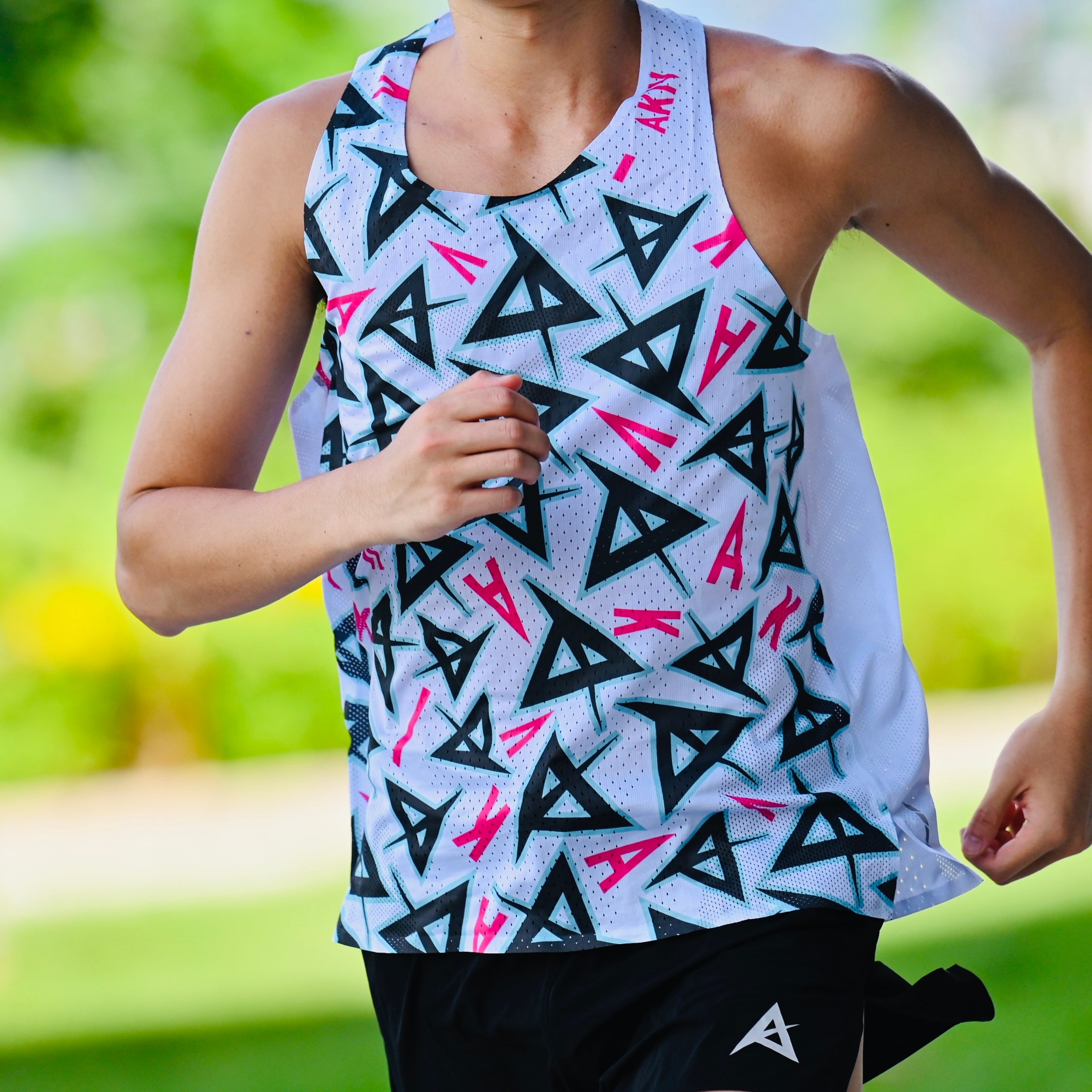 AKIV 精英比賽背心男女款 | 藍白色