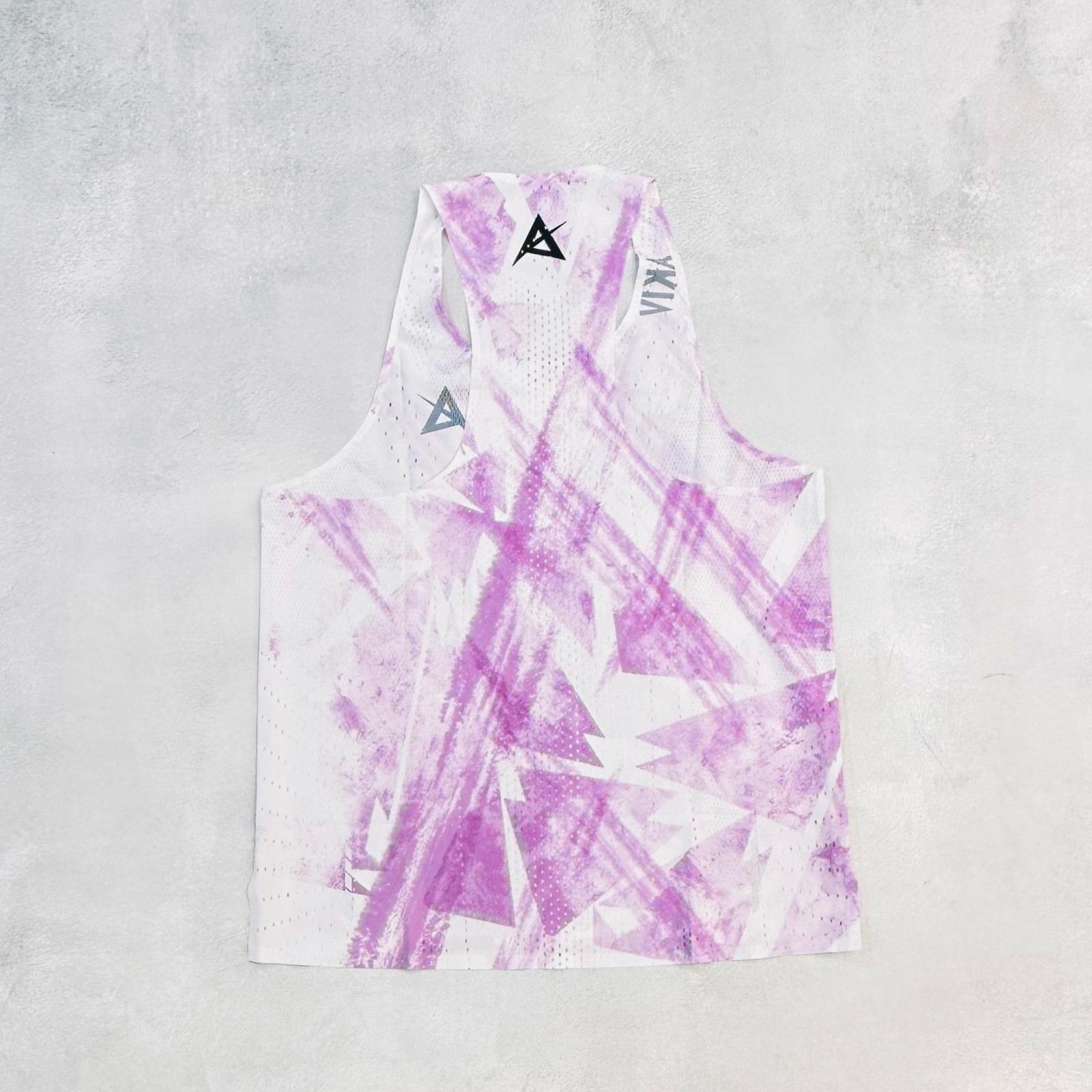 AKIV AeroPro Singlet Unisex | Violet Motion
AKIV 空力競速背心男女款 | 紫光域流線