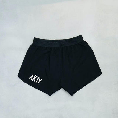 AKIV 2" Running Shorts with Hidden Patch Pockets Unisex | Triangular inner | Black
AKIV 2" 跑步褲連隱藏式內袋男女款 | 三角內膽版 | 黑色