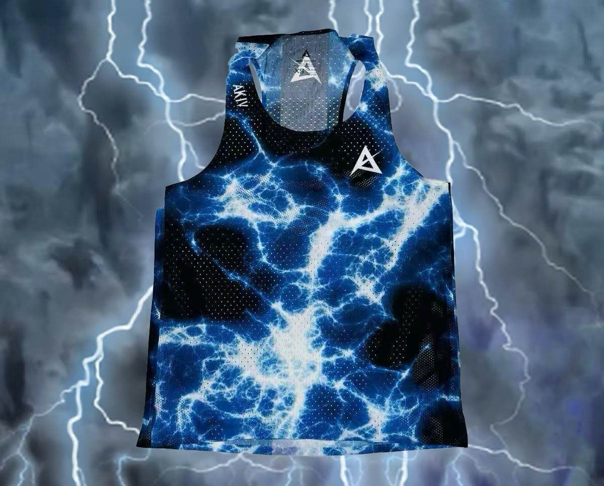 AKIV Elite Singlet Unisex | Lightning Blue
AKIV 精英比賽背心男女款 | 藍閃電