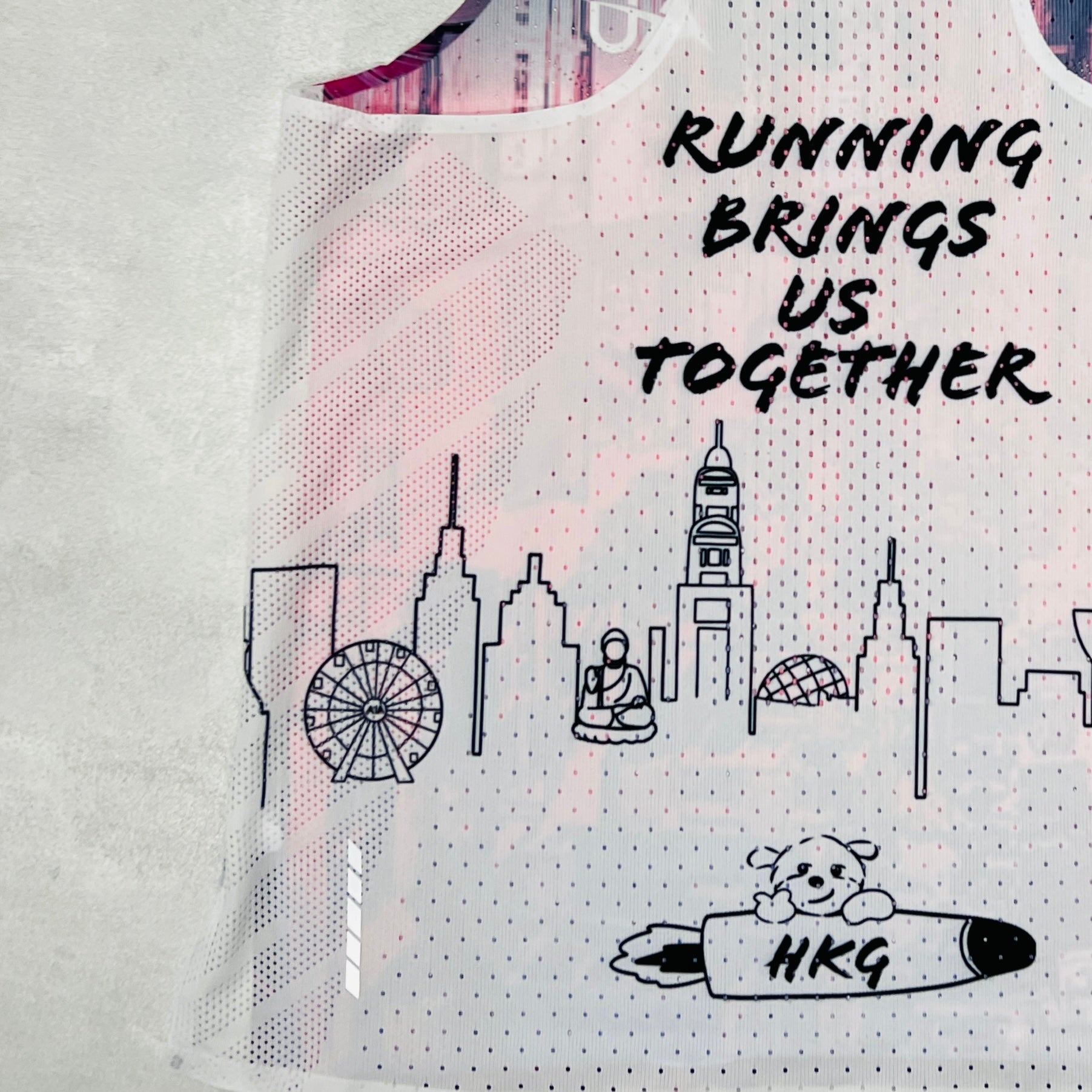 AKIV Elite Singlet Unisex | Urban Run Monster Building