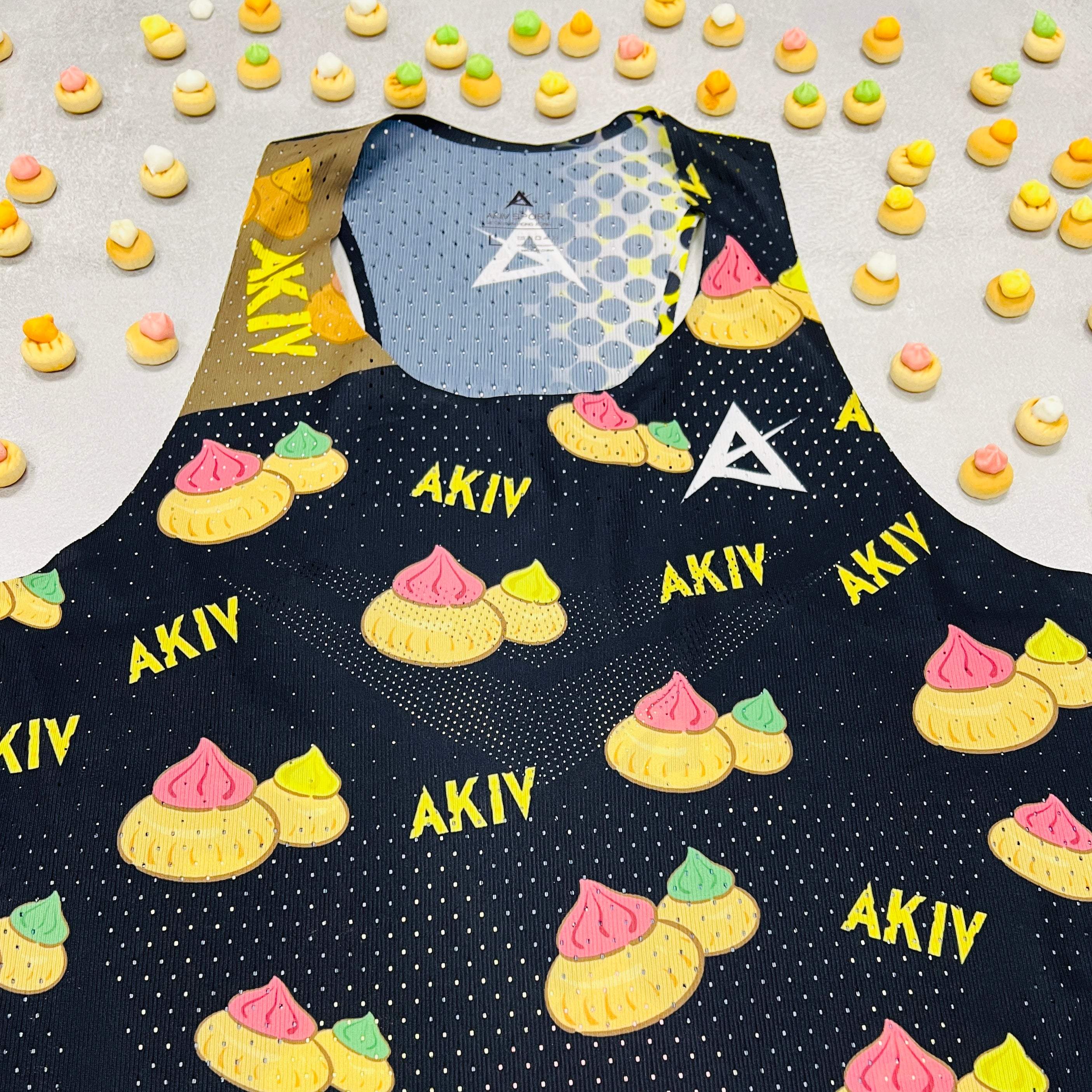 AKIV Elite Singlet Unisex | Iced Gem Biscuits