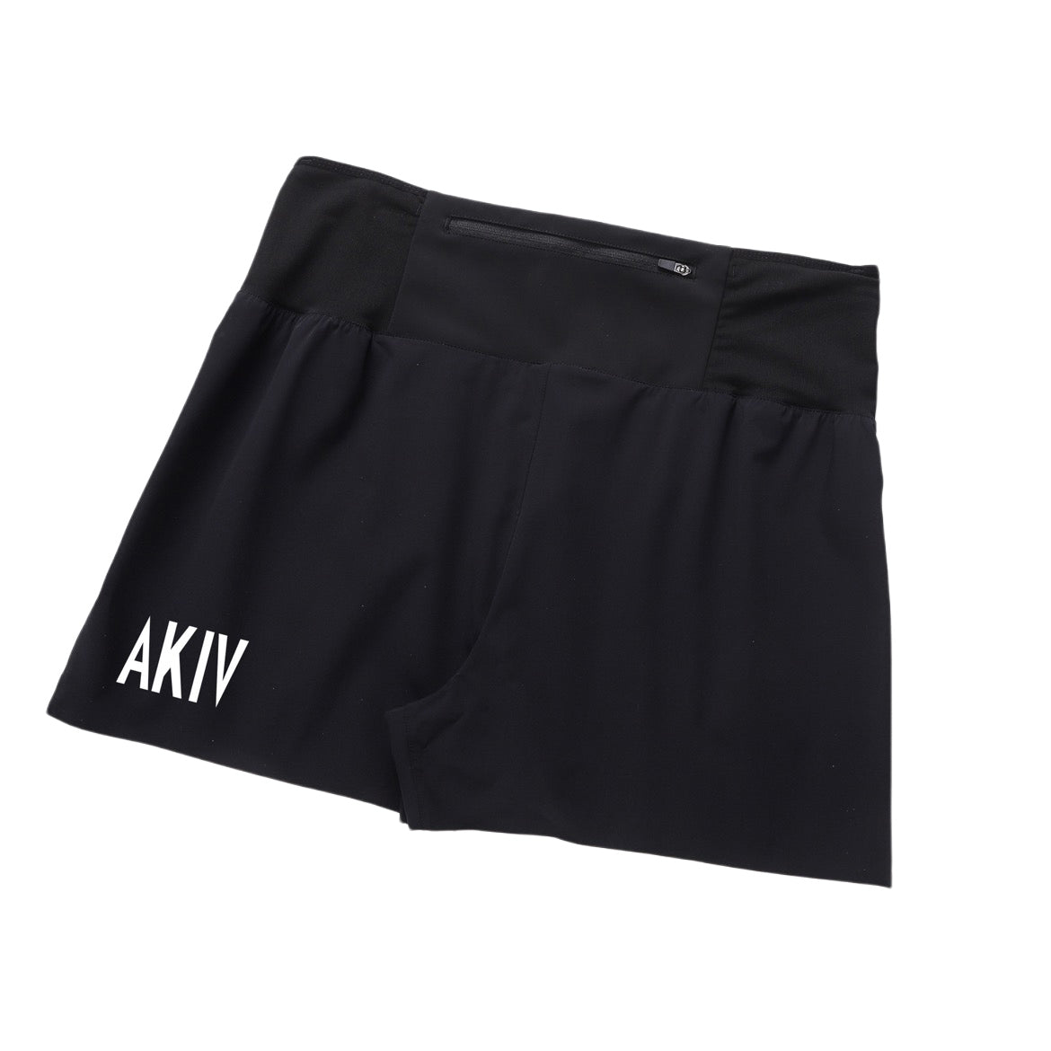 AKIV 多功能路跑2”褲男女款 | 三角內膽版 | 黑色