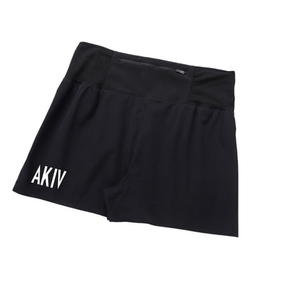 AKIV 2-in-1 Multi-Pocket Shorts Women | Inner Tight | Black