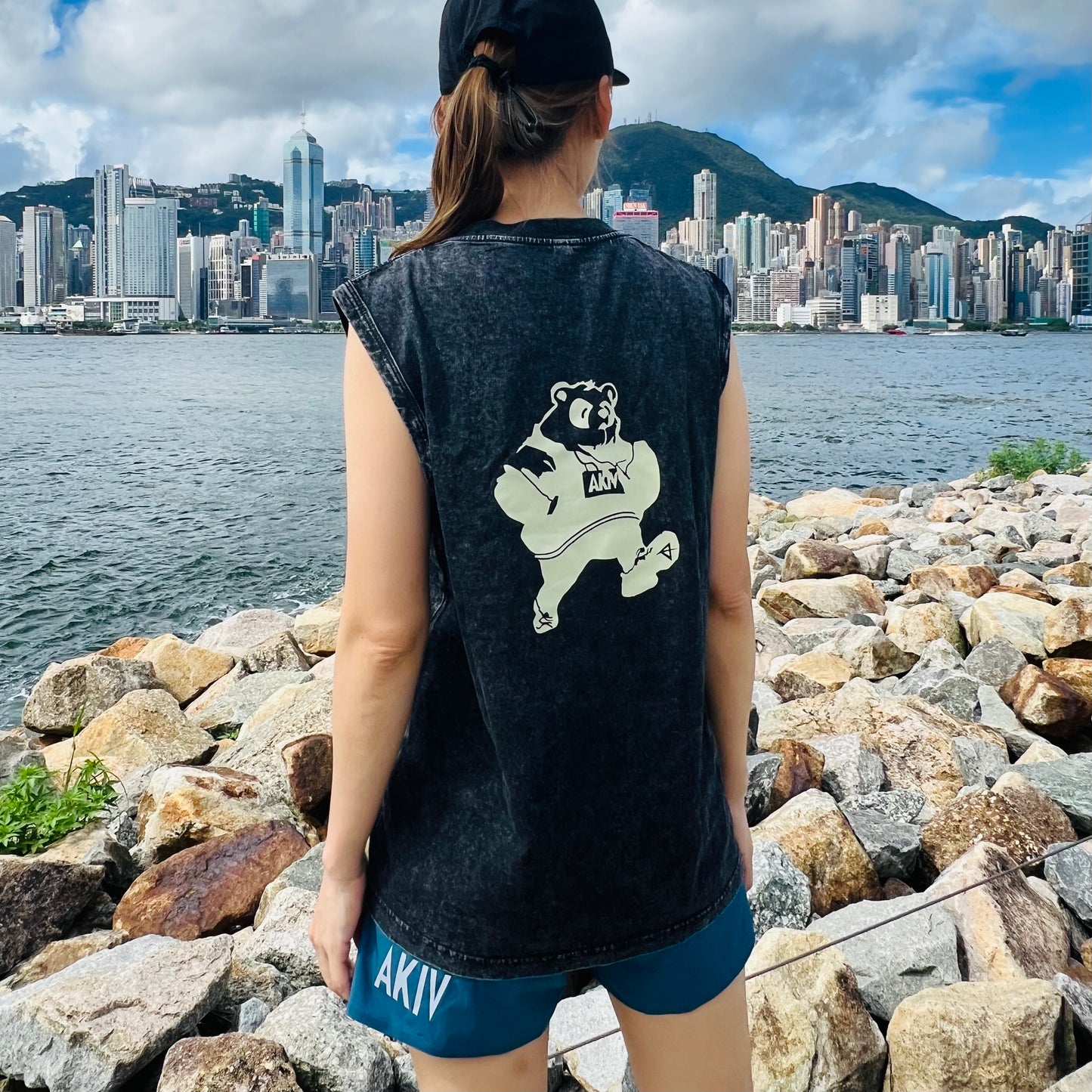 AKIV Cotton Singlet (Bear) AKIV 棉質休閒款背心 (陸上競技熊)