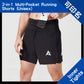 【苗圃行動-預訂】AKIV 2-in-1 Multi-Pocket Shorts (Unisex inner tight)