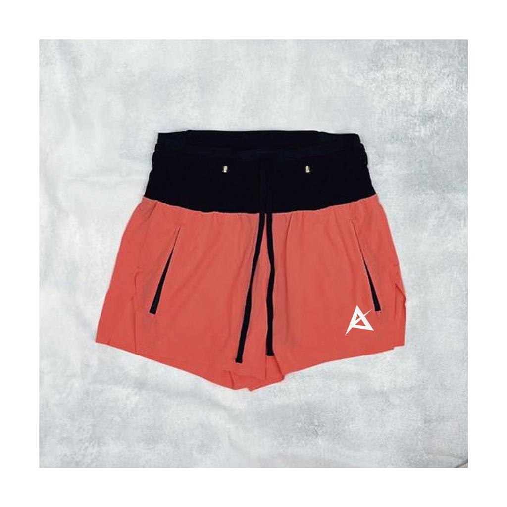 【屯門牛】2-in-1 Trail Running Shorts Unisex | Inner Tight | Pink