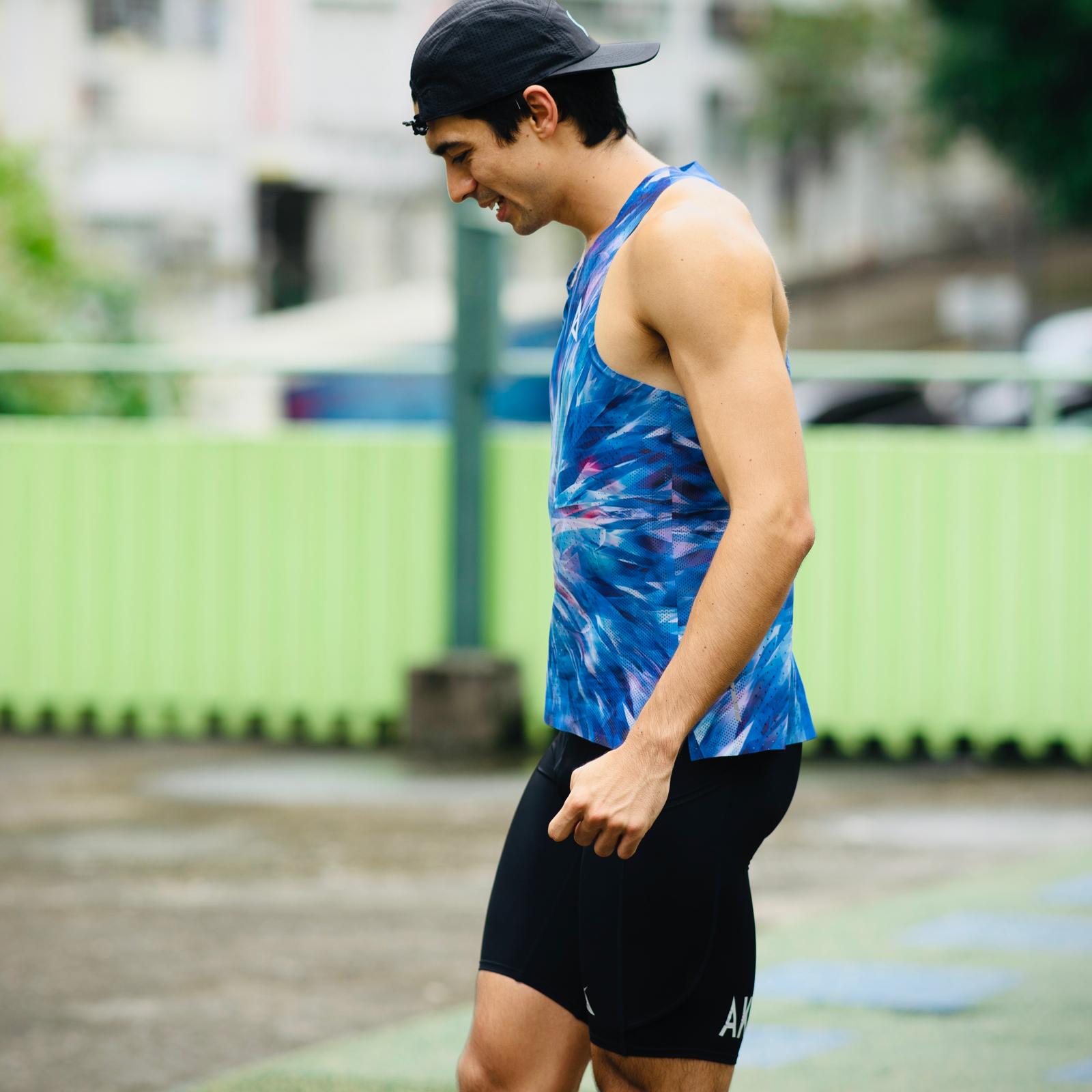 AKIV Elite Singlet Unisex | Blue Diamond