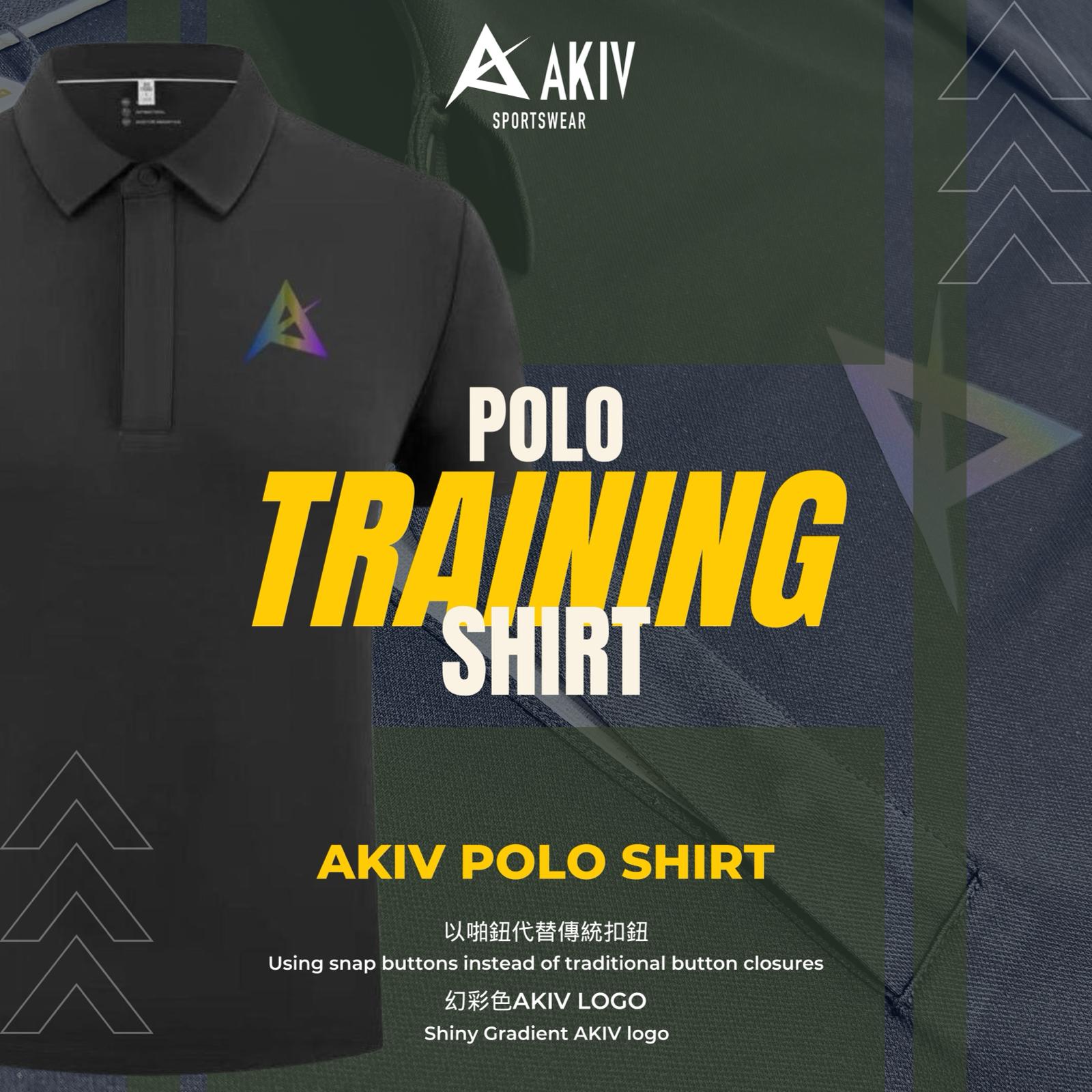AKIV Training Polo Shirt Unisex AKIV 訓練翻領衫男女款