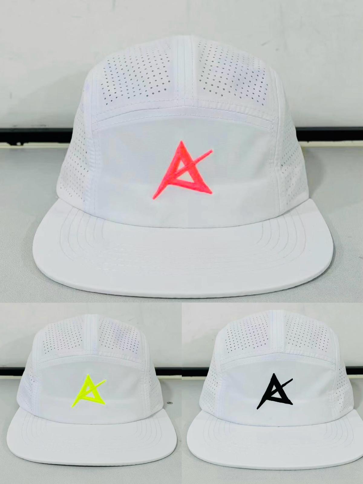 AKIV Running Pro White Cap (Embroidery Special Edition AKIV 輕盈透汗白色運動帽（刺繡特別版）