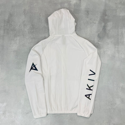 AKIV Running Breathable Waterproof Jacket Unisex | White AKIV跑步透氣防水風褸男女款 | 白色