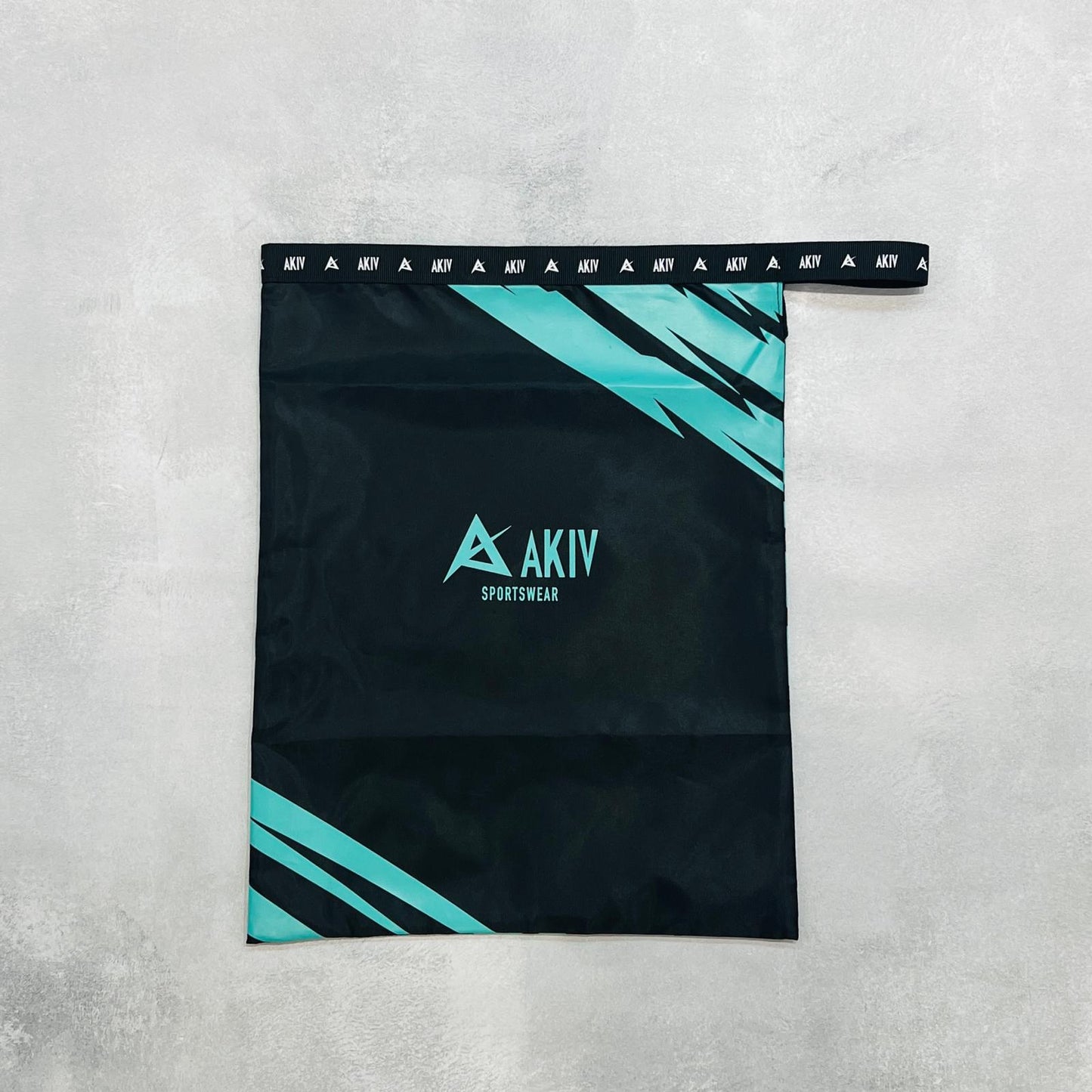 AKIV Magic Tape Waterproof Sports Shoe Bag | Jumbo Size | Tiffany Blue AKIV魔術貼防水運動鞋袋 | 特大版 | 薄荷綠色