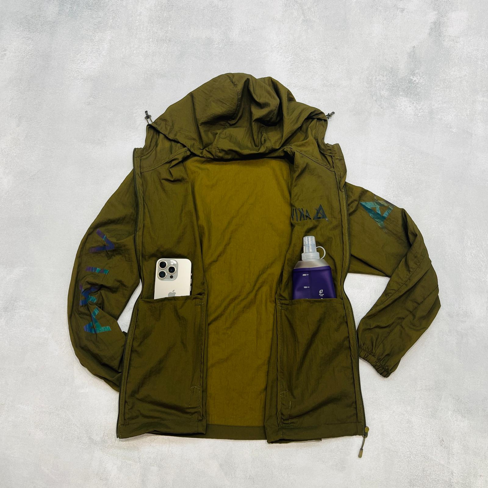 Army green waterproof jacket best sale