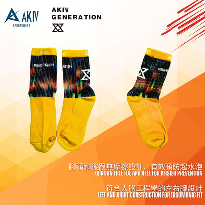 AKIV High-Cut Light Cushion Running Socks Unisex | Free Size | Generation X
AKIV 高筒輕氣墊跑步襪男女款 | 均碼 | Generation X