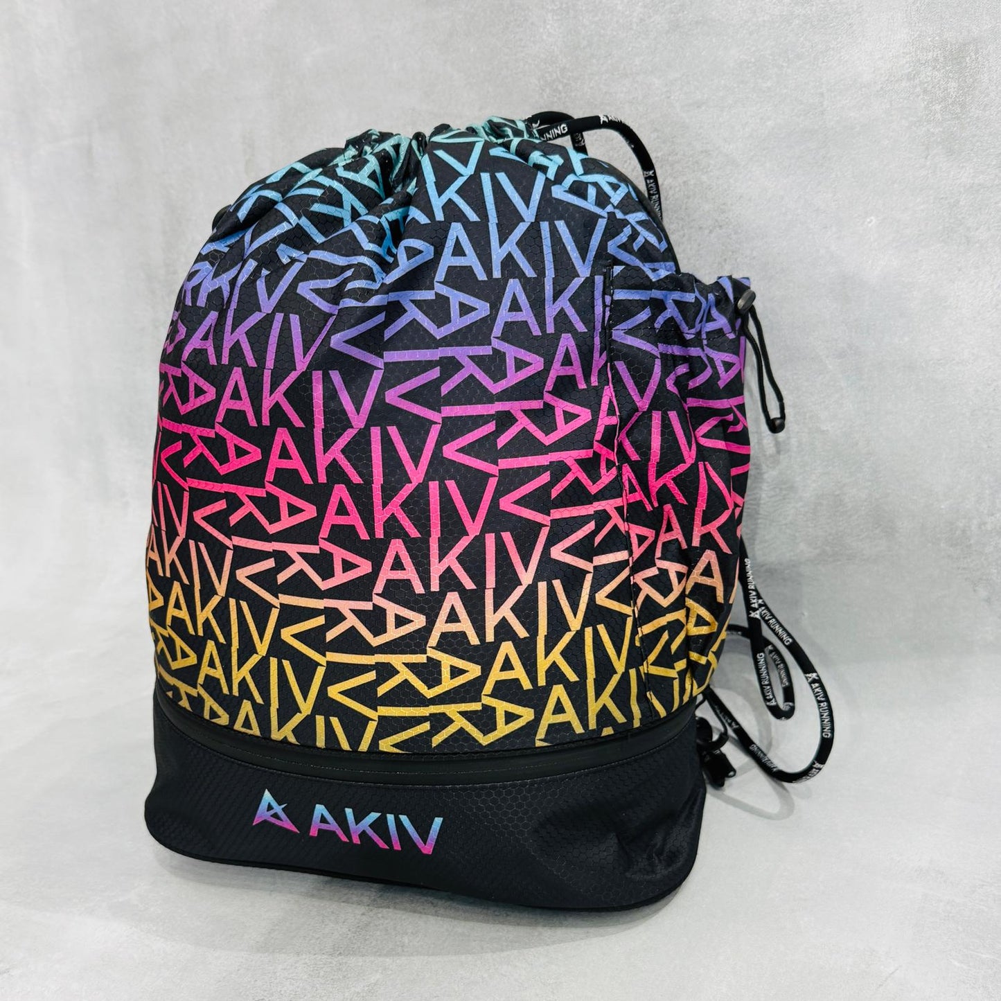 AKIV Waterproof Drawstring Backpack | 3rd Generation | Shiny Gradient