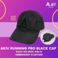 AKIV Running Pro Black Cap | Embroidery A Edition
AKIV 輕盈透汗黑色運動帽 | 刺繡A版