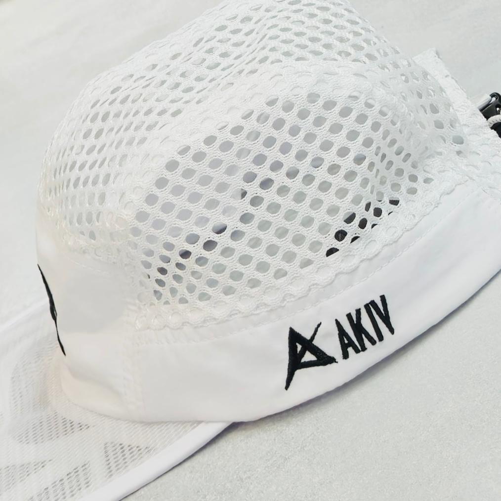 AKIV Running Pro Breathable Mesh Cap | White
AKIV 輕盈透汗透氣網跑步帽 | 白色