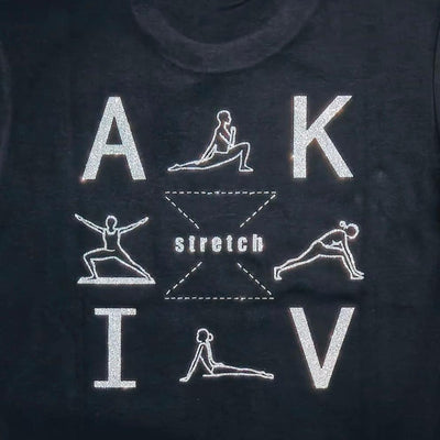 AKIV Cotton T-Shirt Unisex | Stretch | Bling Logo
AKIV 棉質休閒款短袖T恤 | 伸展款 | 閃亮 Logo