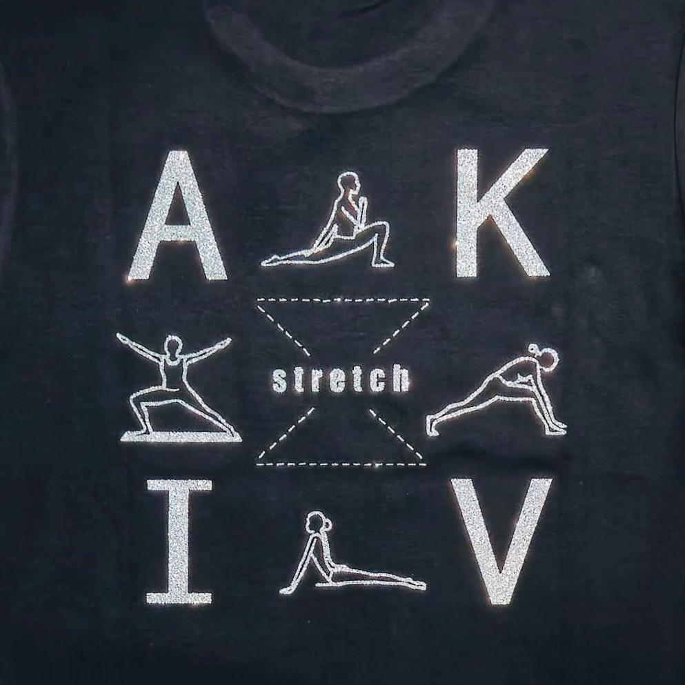 AKIV Cotton T-Shirt Unisex | Stretch | Bling Logo
AKIV 棉質休閒款短袖T恤 | 伸展款 | 閃亮 Logo
