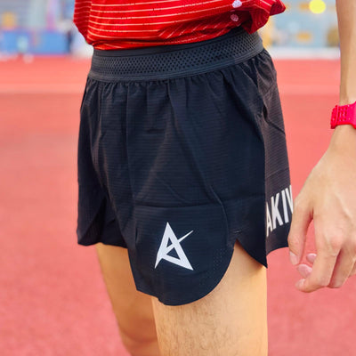 AKIV 2" Running Shorts with Pocket Unisex | Triangular inner | Black
AKIV 2"跑步褲連背袋男女款 | 三角內膽版 | 黑色