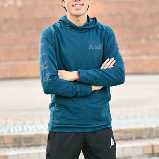 AKIV ProDry Thin Thermal Runner’s Hoodies with Finger Loops Unisex | Blue
AKIV 精英速乾保暖拇指環連帽訓練上衣男女款 | 藍色
